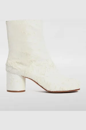 Maison Margiela Stivaletto Tabi in pelle dipinta
