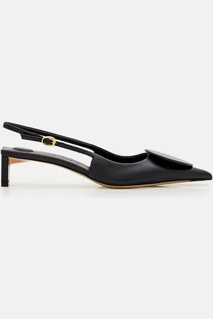 Jacquemus Slingback Les Slingbacks Duelo in nappa con placche geometriche