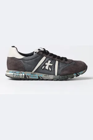 Premiata Sneakers Lucy in camoscio e nylon