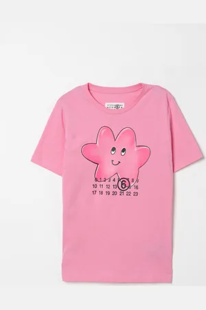 Maison Margiela T-shirt in cotone con stampa logo grafica