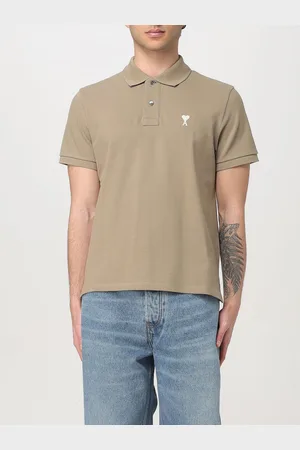 Ami Polo classico in cotone con monogram