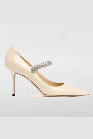 Jimmy Choo Décolleté Bing in vernice con fettuccia gioiello