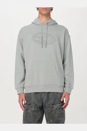 Diesel Felpa con cappuccio in cotone con logo