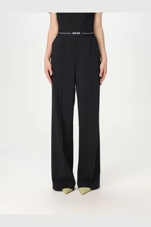 Msgm Pantalone in lana vergine stretch