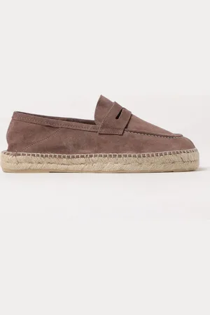 MANEBI Espadrillas Hamptons in pelle scamosciata