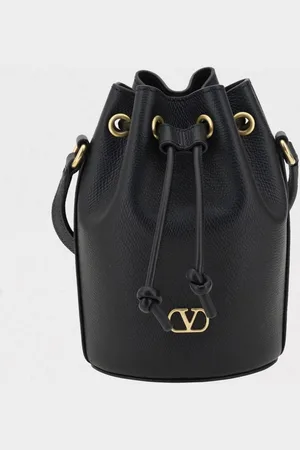 VALENTINO GARAVANI Borsa a secchiello VLogo Signature in pelle a grana