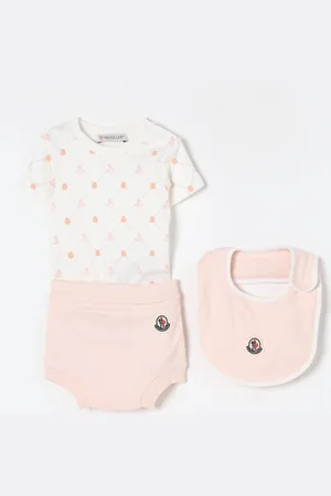 Moncler Coordinato in cotone con logo