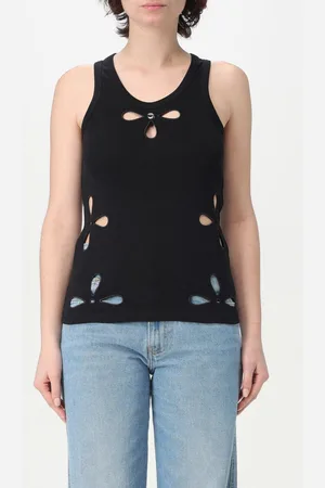 COPERNI Canotta in cotone stretch con dettagli cut-out