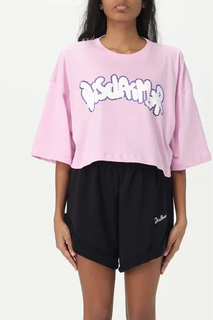 DISCLAIMER T-shirt in cotone con maxi logo
