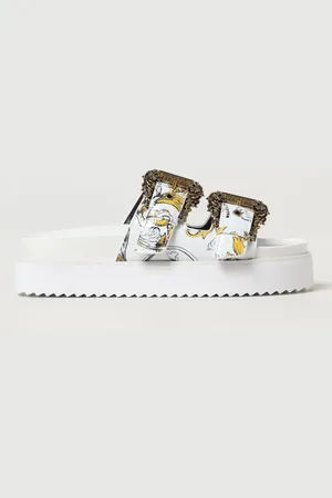 VERSACE Sandalo Baroque in pelle sintetica stampata