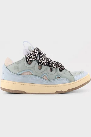 Lanvin Sneakers Curb in pelle e mesh