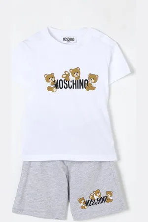 Moschino Coordinato in cotone Teddy Toy