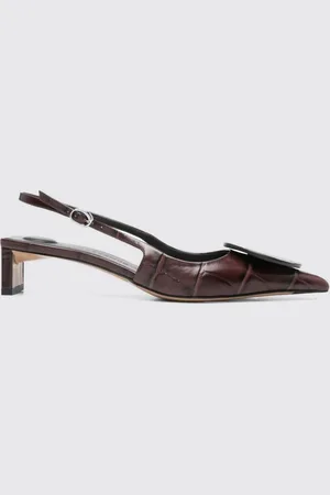 Jacquemus Slingback Les Slingbacks Duelo in pelle stampa cocco