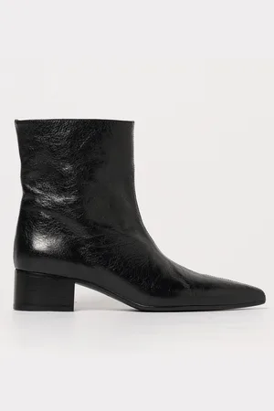 Khaite Stivaletto Andee in pelle smaltata