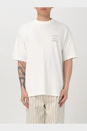 Drôle de Monsieur T-shirt in cotone con slogan