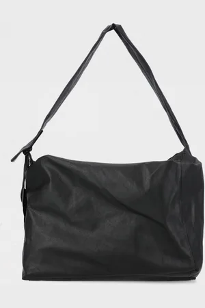 YOHJI YAMAMOTO Borsa Puff Discord in pelle