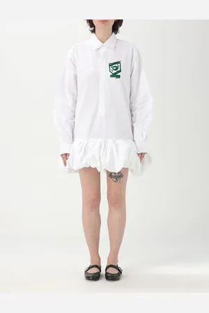 COPERNI Abito chemisier in cotone con logo
