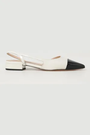 ANNA F. Ballerina in pelle verniciata
