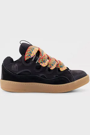 Lanvin Sneakers Curb in pelle e mesh