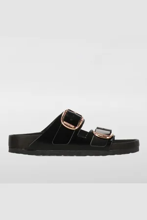 Birkenstock Sandalo Arizona Big Buckle in pelle spazzolata