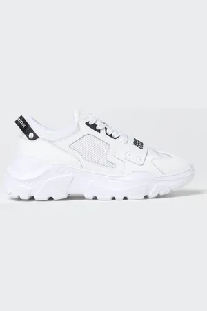 VERSACE Sneakers in pelle e mesh