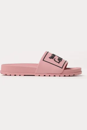 VERSACE Sliders in gomma con logo