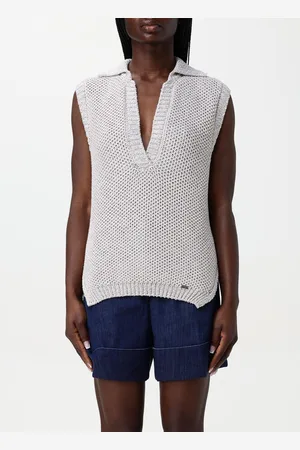 FAY Gilet in maglia a rete