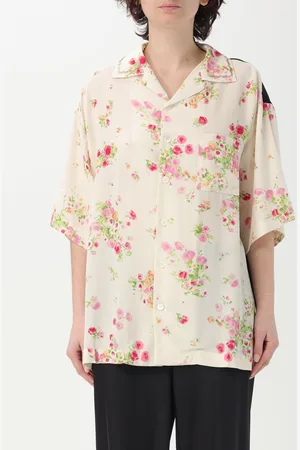 Nº21 Camicia in viscosa con stampa floreale