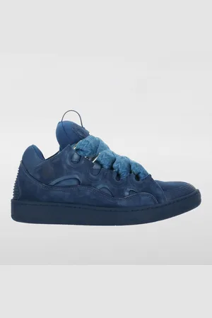 Lanvin Sneakers Curb in camoscio e mesh