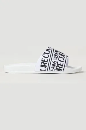VERSACE Sliders in gomma con logo all over