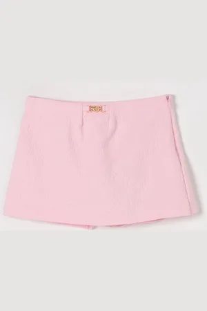 VERSACE Shorts in cotone effetto jacquard