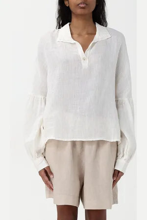 120% Lino Blusa in lino
