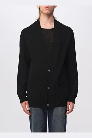 Balmain Cardigan in misto lana con logo jacquard