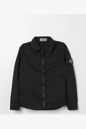 Stone Island Overshirt in gabardine di cotone
