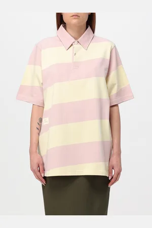 Burberry Polo in cotone con motivo a righe