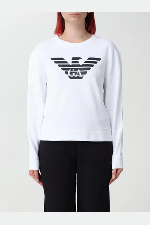 Emporio Armani Felpa in cotone con logo
