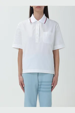 Thom Browne Polo in cotone a coste