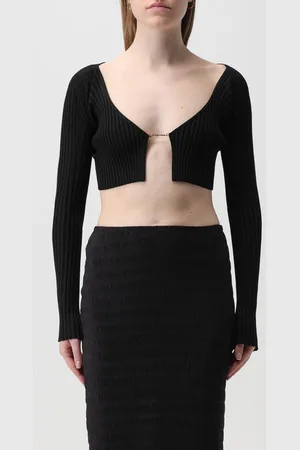 Jacquemus Cardigan in misto viscosa a costine