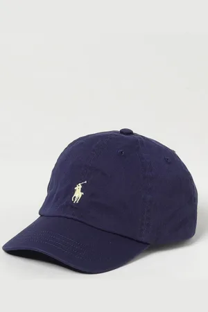 Ralph Lauren Cappello in cotone con logo ricamato