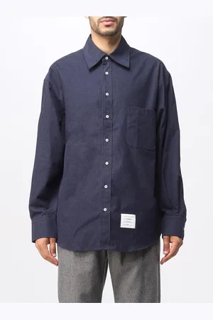 Thom Browne Camicia in cotone spazzolato
