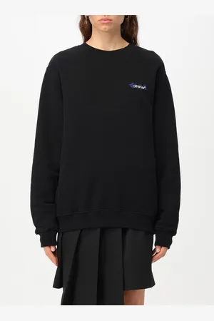OFF-WHITE Felpa in cotone con ricamo