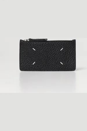 Maison Margiela Portacarte di credito in pelle a grana