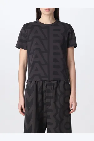 Marc Jacobs T-shirt in cotone con logo all over