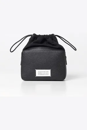Maison Margiela Borsa 5AC in pelle a grana e canvas
