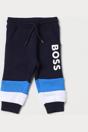 HUGO BOSS Pantalone jogger Kidswear in cotone con logo
