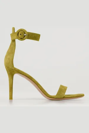Gianvito Rossi Sandalo Portofino in pelle scamosciata
