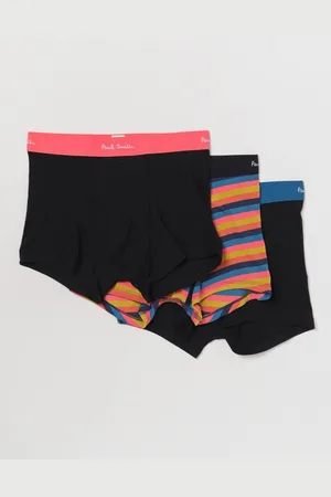Paul Smith Set 3 paia di boxer in cotone organico stretch