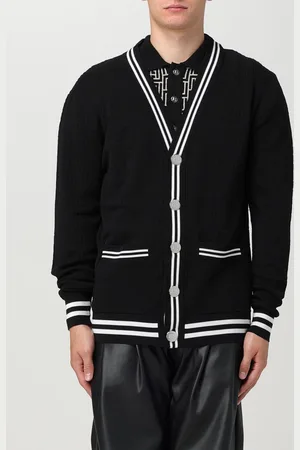 Balmain Cardigan in lana monogram jacquard