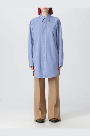 Etro Camicia in cotone con stampa a righe