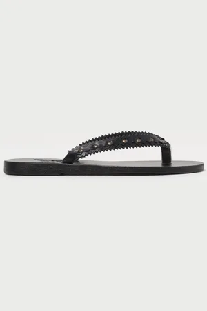 Ancient Greek Sandals Infradito in pelle con borchie